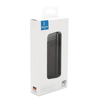 Power Bank WOYAX WY-20F 20000mAh, 22.5W, Black, 0.460kg, Box Зображення