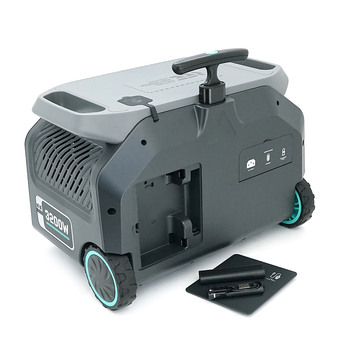 Портативна зарядна станція Singo3000, 3200W/2048Wh LiFePO₄, MPPT 1000W max, 2xDC5521-12V-8A, CarPort-12V-10A, 4xAC230V, 4xUSB-A-15W, 4xUSB 1.5 h, 4xUSB-C-100W, Wi-Fi, Bluetooth, charge 1.5 h, 445*298*371 мм,24.4 кг Зображення