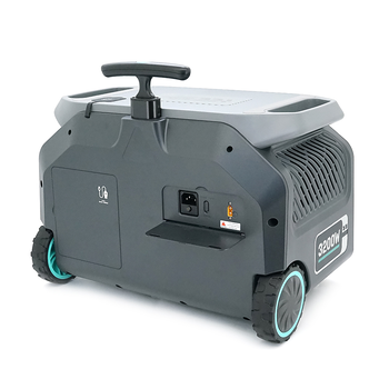Портативна зарядна станція Singo3000, 3200W/2048Wh LiFePO₄, MPPT 1000W max, 2xDC5521-12V-8A, CarPort-12V-10A, 4xAC230V, 4xUSB-A-15W, 4xUSB 1.5 h, 4xUSB-C-100W, Wi-Fi, Bluetooth, charge 1.5 h, 445*298*371 мм,24.4 кг Зображення