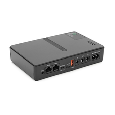 ДБЖ UPS-18W DC1018P YT45949 для роутерів/комутаторів/PON/POE-430, 5//9/12V, 1A, 11600MAh(знімні 4*2900MAh), Black, BOX Изображение