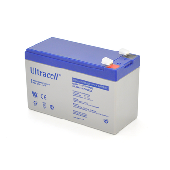 Акумуляторна батарея Ultracell HR9-12 AGM 12V 9 Ah (151 x 65 x 99) , 2.45 kgWhite Q8/420 Изображение