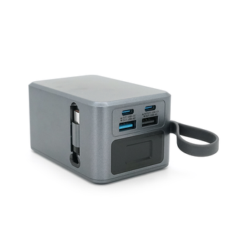 PowerBank FULLTECH FP33 20000mAh, 70W, Input: (Type-C), Output: (USB, 2*Type-C), індикація заряду, 0,430kg, Gray, Box Зображення