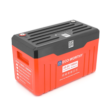 Акумуляторна батарея Eco-Worthy LiFePO4 25,6V 100Ah,(100/100A), 0°C до 60°C, індикатор заряду, винт M8, 414*215*260 мм. 18 кг Изображение