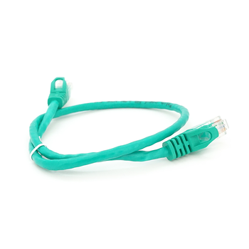 Патч-корд литий RITAR, UTP, RJ45, Cat.5e, 0.5m, зелений, Cu (мідь) Зображення