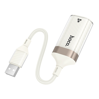 Контролер HOCO UA41 USB 2.0 to Ethernet - Мережевий адаптер 10/100Mbps, White, BOX Зображення