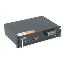 Акумуляторна батарея Ritar LiFePO4 25,6V 100Ah с Bluetooth, 2560Wh BMS100@8S для монтажу в стійку ( 522 х 240 х 219 (224) ), 23kg Q1 Изображение