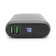 PowerBank GEAR 20000mAh PD22.5W Display, 1*Type-C, 2*USB-A + 1*micro USB, Total Output 5V-3A, Black Изображение